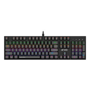 Ant Esports MK3200 V2 Wired Mechanical RGB Backlit Gaming Keyboard-Black